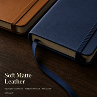 Carnet A5/A6 en cuir PU coloré à prix de gros, journal personnalisé avec logo, couverture rigide, reliure cousue, livraison rapide, pour étudiants, pages vierges