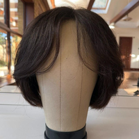 Perruque courte bob noire naturelle 13x4 avec dentelle frontale, 100% cheveux humains vierges brésiliens, pré-épilée, sans colle, pour femme