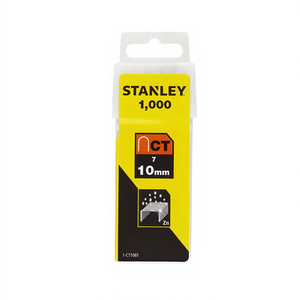 Grapas Stanley de 10 mm Tipo 7 con Recubrimiento de Zinc, Paquete de 1000 - Product Image 2