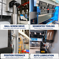 Prensa Plegadora CNC Eléctrica Compacta de 14T y 400mm, de Alta Precisión, Sin Aceite, Mini Máquina para Doblar Láminas Metálicas