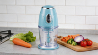Mini hachoir électrique pour aliments, hachoir à viande 300W, appareil de cuisine portable pour la maison avec moteur en cuivre pur pour la nourriture pour bébés