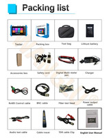Testeur de caméra IP IPC-9800 Pro 8K 32MP avec écran tactile IPS 7 pouces, Android 11, PoE, WiFi, kit de surveillance CCTV