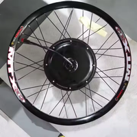Macroener K016 48V 500W 1000W Electric Motorcycle Conversion Kit Brushless Hub Motor LCD Display 50-60km/h Speed Disc Brake