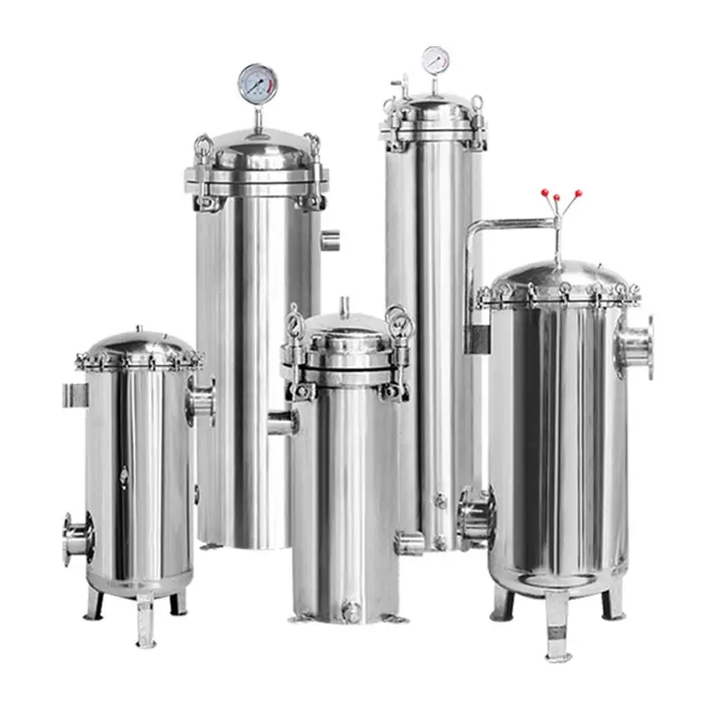 Promotional high flow element stainless steel 304 precision filter housing industrial filtration