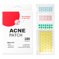 Fournisseur OEM de patchs anti-acné, patch hydrocolloïde en forme d'étoile pour le visage