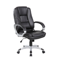 Chaise de bureau de direction moderne de luxe personnalisée en cuir véritable avec siège coulissant réglable électriquement et structure en bois
