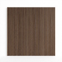 Panneau acoustique MJ MASTER ACOUSITC en bois texturé, revêtement mural en polyester absorbant le son pour salon, bureau, café