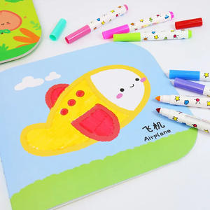 幼児向けの楽しい教育玩具幼児向けの静かな本子供用紙クレヨン落書き画像認識描画色付け - Product Image 1