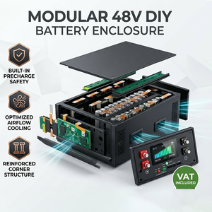 <span class=keywords><strong>Kit</strong></span> de boîtier de batterie LiFePO4 DIY OEM 48V 51.2V 16S 280Ah 306Ah 314Ah 200A BMS avec barre omnibus flexible pour stockage <span class=keywords><strong>solaire</strong></span> domestique - Product Image 1