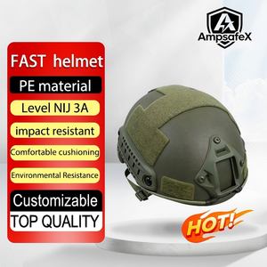 Casco Táctico FAST UHMWPE 3A para Exteriores, para Adultos, Nueva Versión Mejorada, Sistema de Suspensión Ajustable Wendy, Almohadillas de Memoria para Deportes de Montar - Product Image 1