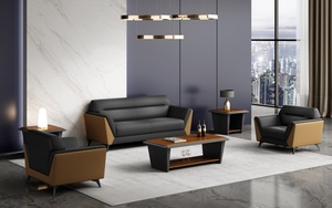 Văn phòng điều hành bàn làm việc Veneer + thép đồ nội thất Hiện Đại Văn phòng điều hành bàn sang trọng CEO văn phòng điều hành bàn - Product Image 5