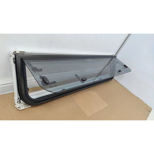 Ventana Abatible para Caravana, Vidrio Templado, 500*450mm, con Mosquitera y Persiana Enrollable para Remolque de Viaje y Autocaravana - Product Image 2