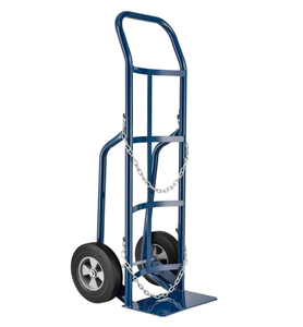 Zware Kar Lassen Cilinder Kar Met Twee 6 ''Massief Rubber Wielen Met 2 Scharnieren Gas Zuurstof Fles Acetyleentank Hand Truck - Product Image 6