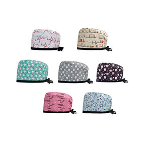 Gorro quirúrgico personalizado para mascotas, <span class=keywords><strong>gorros</strong></span> médicos de enfermería, <span class=keywords><strong>gorros</strong></span> coloridos impresos para médicos, hombres y mujeres, <span class=keywords><strong>gorros</strong></span> de <span class=keywords><strong>quirófano</strong></span> para enfermeras - Product Image 2