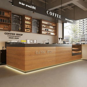 Mostrador de Exhibición para Cafetería con Iluminación LED Personalizada, Diseño Llave en Mano para Cafeterías B2B, Instalación y Proyecto Personalizado de Fábrica - Product Image 1