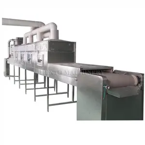 Large Capacity Microwave Sterilization Equipment / Microwave Belt Dryer Sterilizer / Tunnel Microwave Drying Machine