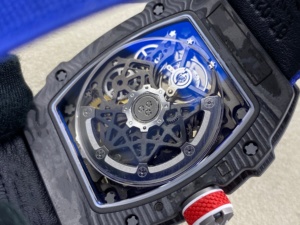 Reloj Mecánico Personalizado de la Mejor Calidad, 39 mm, Movimiento UMI Factory CRMA7, RM67-01, Negro, NTPT Carbono Francia, Esqueleto, Reloj RM - Product Image 5