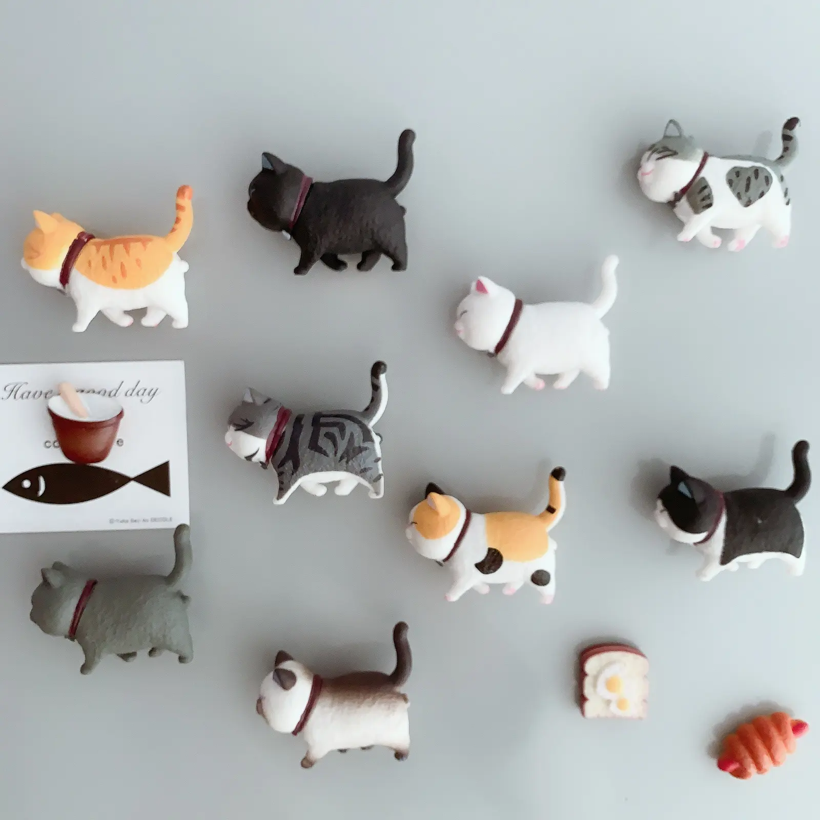 Großhandel Fabrik preis 3D Cartoon Cat Kühlschrank Magnete für Home Decoration