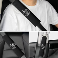 Coussin de ceinture de sécurité rafraîchissant pour l'été, broderie Statue de la Liberté, en soie glacée durable et universelle, pour BMW Toyota Honda