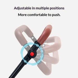 <span class=keywords><strong>Poussette</strong></span> de luxe portable pour animaux de compagnie, pliable d'une seule main, avec cadre métallique, 4 roues, maille respirante et légère, pour la marche en extérieur (<span class=keywords><strong>chat</strong></span> et chien) - Product Image 5