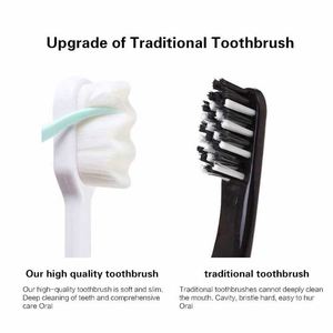 Brosse à dents en plastique/nylon extra douce pour les gencives et les dents sensibles avec 20 000 poils ultra doux, usage domestique - Product Image 4