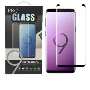 Case Vriendelijke 3D Gebogen Gehard Glas Screen Protector Voor S21 S20 S10 Plus Note20 10 9 8 S7 S6 Rand