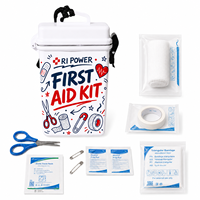 Trousse de premiers soins Ori-power Mini Graffiti, étui rigide étanche, trousse médicale d'urgence pour la maison, les voyages et les activités de plein air