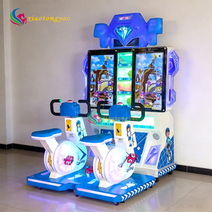 Máquina de Juego de Bicicletas Operada con Monedas XTY, Juego Electrónico Dinámico de Carreras de Autos para Niños - Product Image 1