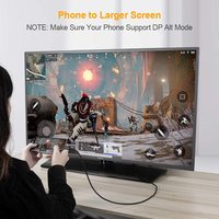 Cable USB C a DP 1.4 CableCreation 8K 60Hz HDR, Cable USB Tipo C a DP Compatible con Thunderbolt 3/4 para Monitor y Proyector