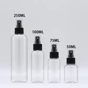 Флакон-спрей для дезинфицирующего средства, 50 мл, 75 мл, 100 мл, 250 мл, пластиковая бутылка-спрей для дезинфицирующего средства