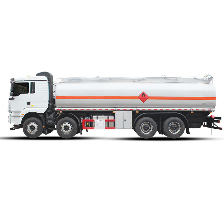 新沙克曼中国油罐车8X4刚性油罐车柴油椭圆形油罐车23立方米待售