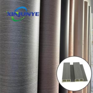 Rollo de Película Decorativa de PVC Personalizada, Precio de Fábrica, Membrana para Puertas al Vacío, Vinilo Decorativo para Gabinetes con Logotipo - Product Image 3