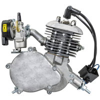 Kit moteur de vélo 2 temps à essence pour cadre de vélo tout-terrain LD80, moteur 2 temps 80cc à double bougie d'allumage, Bicimotor