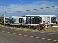 20 pieds 40 pieds Capsule Apple Bureau de luxe Appartement résidentiel Préfabriqué Eco Friendly Space Capsule Container House
