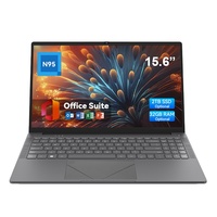 Desain Baru Laptop Notebook Intel 15.6'' N5095 N95 N100 N150 Win11 Komputer Grosir Laptop Gaming Ordinateur Portable Notebook