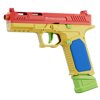 Pistolet Airsoft en Plastique 1911 à Tir Continu, Écologique, Forme de Dessin Animé Amusante, avec Éjection de Douilles, pour Garçons - Vente en Gros