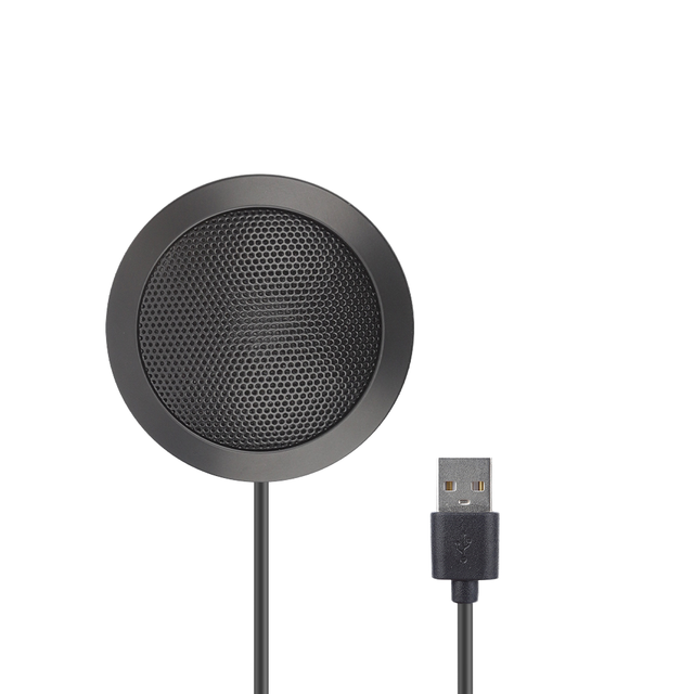 USB Desktop Microphone for Singing Karaoke Mini Wired USB Mic for Computer and Mobile Stylish Desktop Microphone Made of Metal