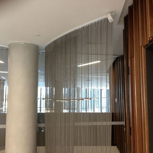 316 스테인리스 스틸 직조 체인메일 메쉬 커튼 및 재단, 용접 서비스 금속 링 장식 메쉬 - Product Image 6