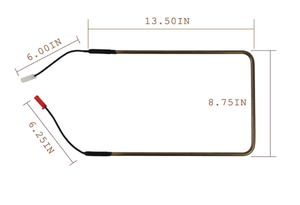 Calentador Eléctrico de Descongelación 242044113 para <span class=keywords><strong>Refrigerador</strong></span>, Nuevo Modelo AP4527302/PS2581596 para Uso en Hoteles y Hogares - Product Image 3