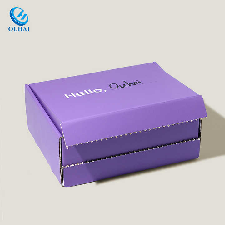 Eco Tear-Off Strip Express Shipping Boxcorrugated Cardbo-Friendly Custom Self-Sealinoard Health Care Product Packagingpaper Boxe