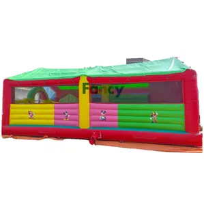 Struktur mainan luar ruangan kualitas bagus/mainan luar ruangan/taman hiburan kastil lompat tiup anak-anak