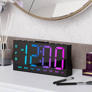 Igital <span class=keywords><strong>7</strong></span>-or olor radiante, isplay lastic plástico agic or olor crecreen larm Lock lock con harging UAL larlarms & 9-inute nooze - Product Image 1