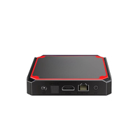 Mini Plus TV Box Android 9.0 Amlogic S905W4 Quad Core A53 Double Wi-Fi Prise en charge OEM IPTV Google Voice Youtube