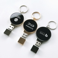 Clé USB en Gros de Chine USB 3.0 Personnalisée avec Logo Lumineux en Verre Cristal, Clé USB en Gros 64 Go 32 Go