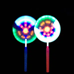 The new colorful music windmill automatically rotates luminescence kids light up toys in the dark look so cool