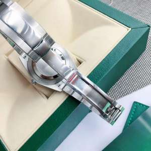 Montres de luxe en acier inoxydable avec calendrier, date automatique, mouvements mécaniques automatiques, boîtier argenté - Product Image 5