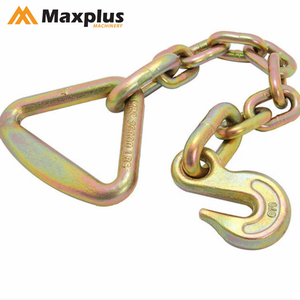 Cadena de Acero Soldada Estándar G70 ASTM80 con Zinc y Gancho en J de 5/16" para Camiones de Remolque, Cadenas de Arrastre, Cadena de Remolque Certificada ISO9001 - Product Image 4