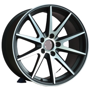 4X100 16 17 18 19 <span class=keywords><strong>20</strong></span> pollici 15X10 cerchi in lega per auto 17X7 6-127 (6-5) cerchioni neri - Product Image 1