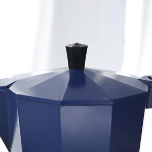 Pot Espresso Moka en métal durable <span class=keywords><strong>de</strong></span> grande marque OEM Source Factory personnalisable Gradient Blue Night Sky Design - Product Image 5
