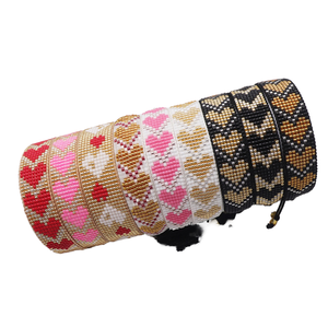 Boho Style Women's Fashion Anniversary Multicolored Tassel Woven Miyuki Seed Bead Micro Insert <b>Adjustable</b> Religious <b>Bracelets</b> - Product Image 1